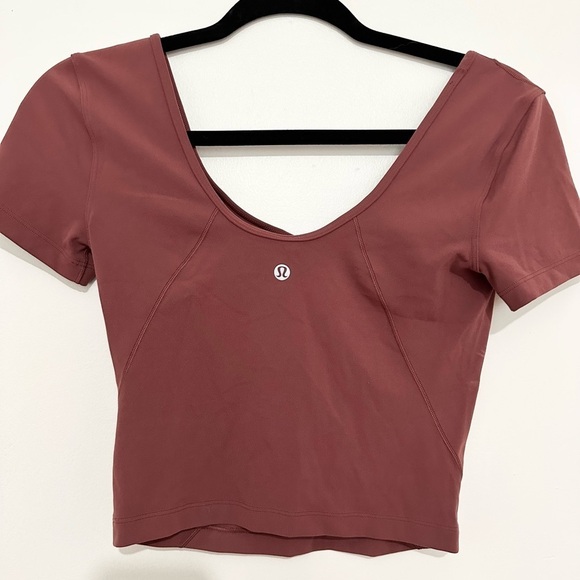 Lululemon align top size 4 crop top athletic workout casual - Picture 1 of 3